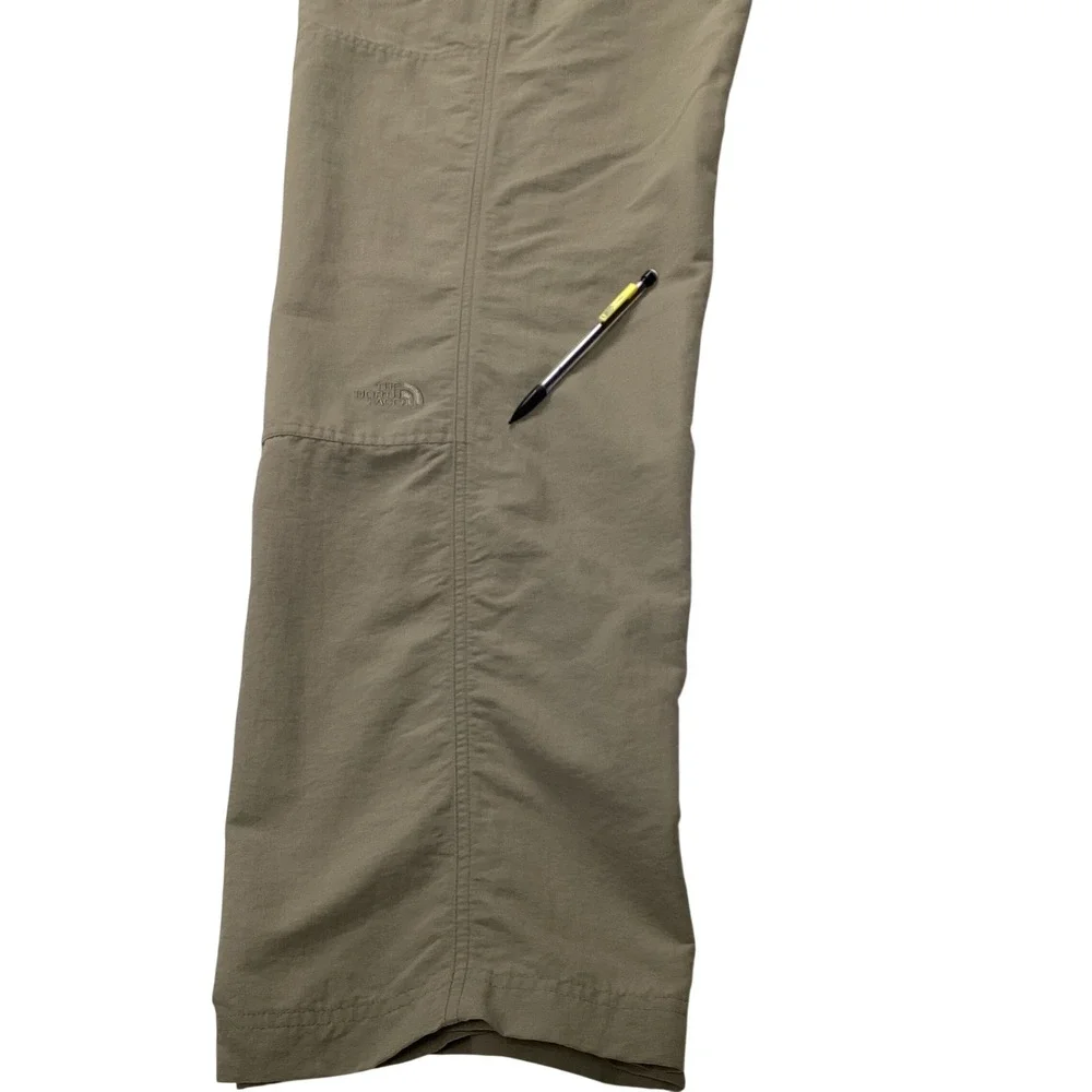 The North Face‎ Mens Khaki Nylon Outdoor Hiking Cargo Pants Size 36